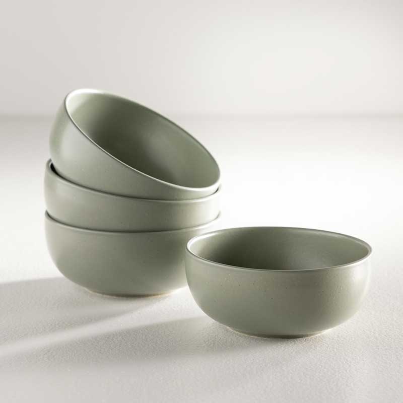 Pacifica Soup Bowls, Set of 4 (Artichoke)